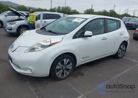 2013 Nissan Leaf Sl из США, поврежденный, VIN 1N4AZ0CP5DC417580